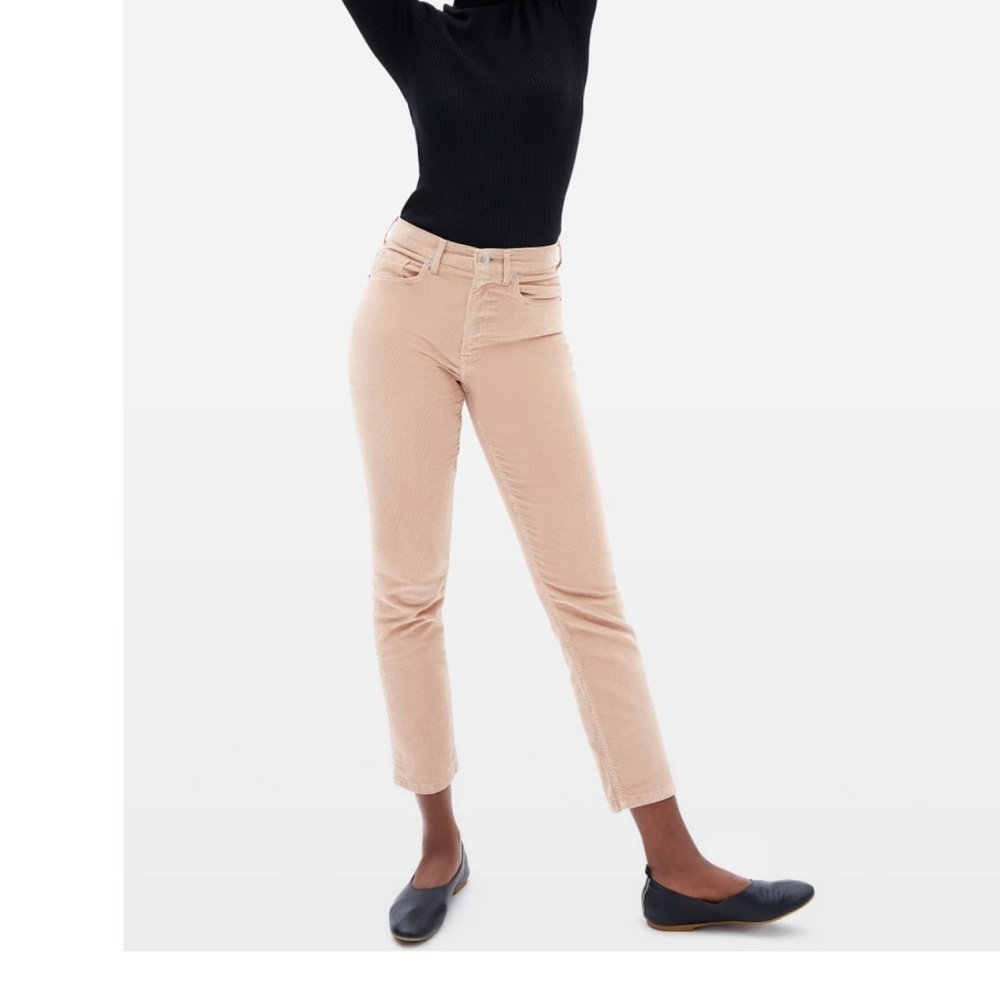 Everlane Women's Corduroy Jeans in Light pink
